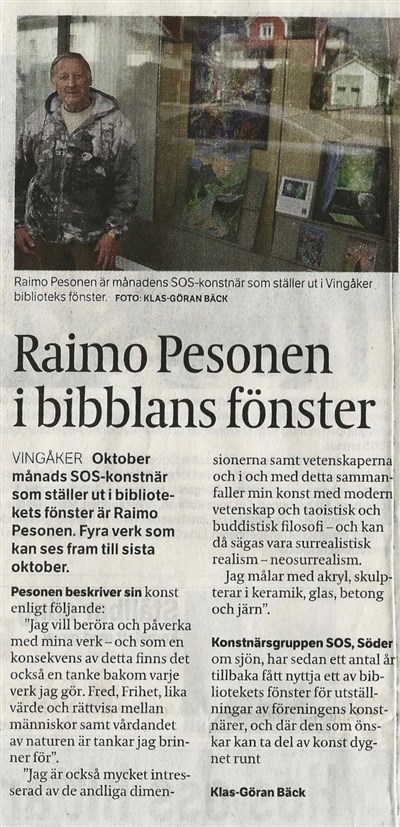 Raimo på biblioteket okt 2016